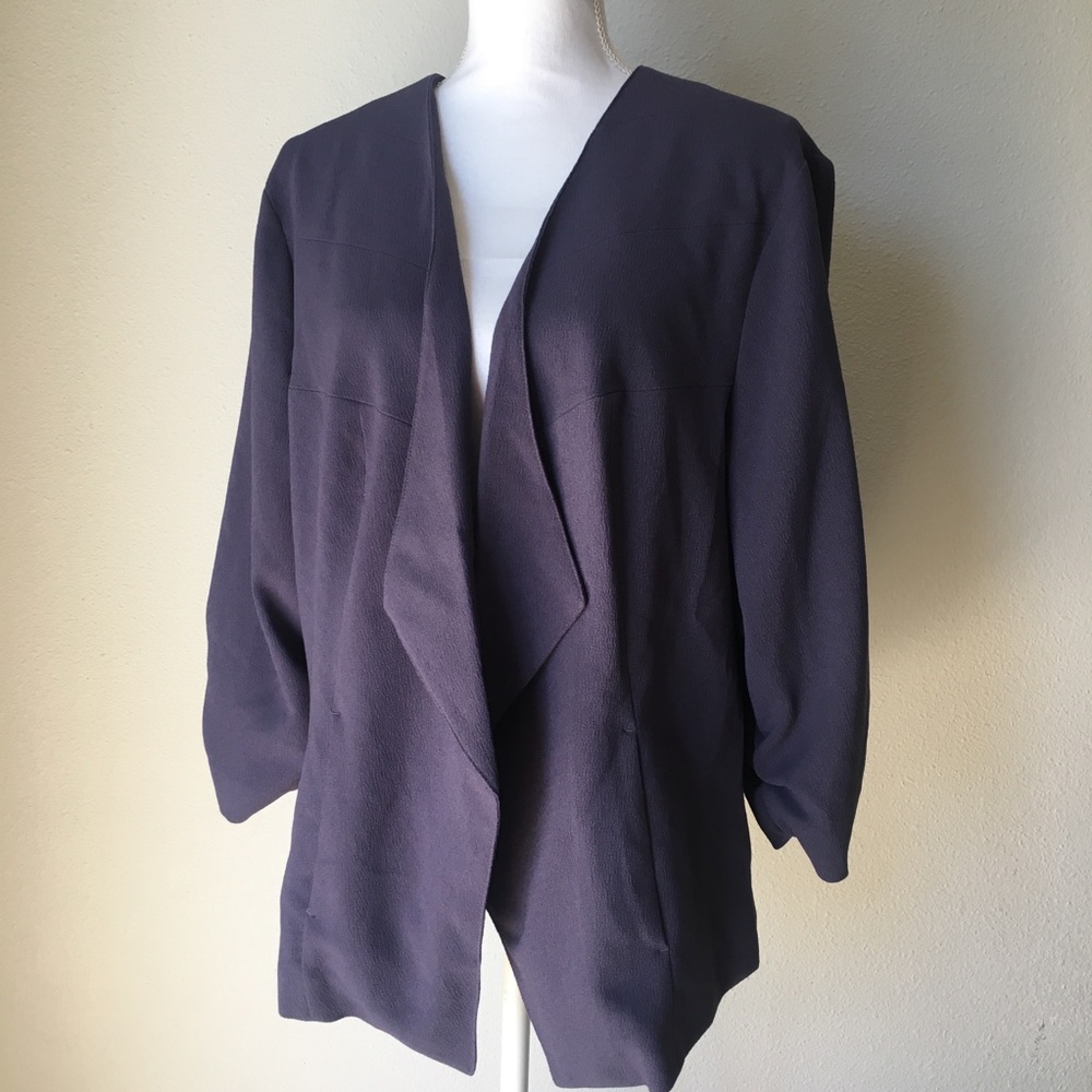 Torrid blazer cardigan purple dressy size 2 plus